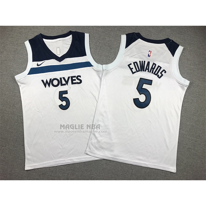 Maglia
 Anthony Edwards NO 5 Bambino
 Minnesota Timberwolves Association 2022-23 Bianco
